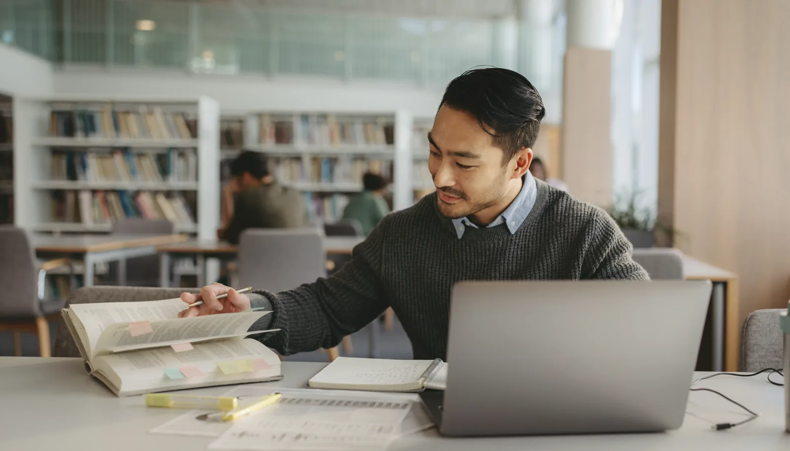 Academic Reading learning scene